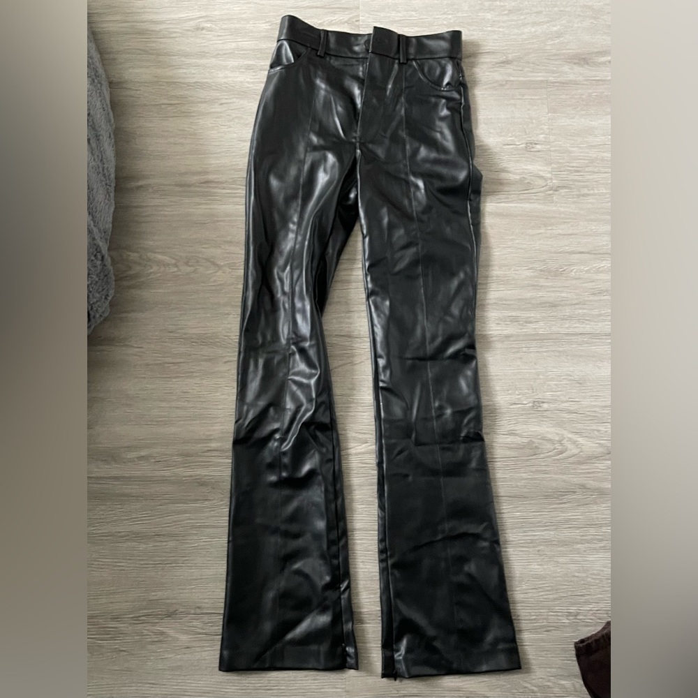 Zara leather pants.